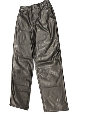 2/$30 🏷 Garage Faux Leather Wide Leg Pants Size 0 BNWT